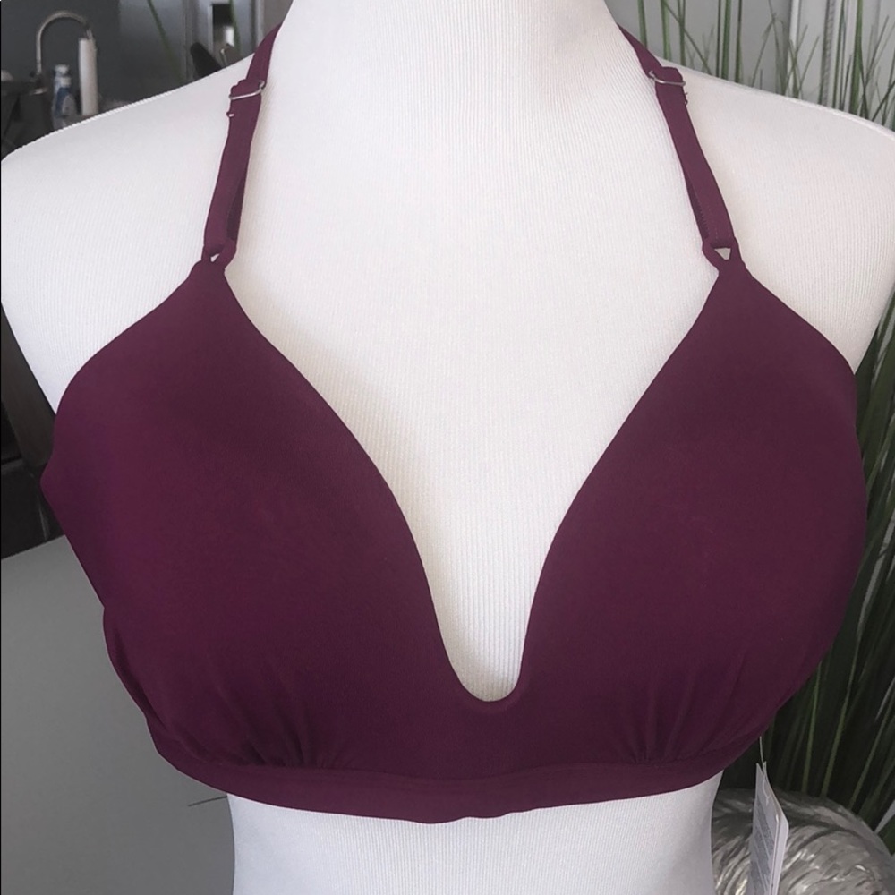 ATHLETA ~ NWT Gorgeous Plum Bikini Top ~ Sz XL